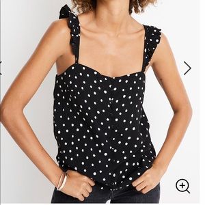 Madewell Ruffle-Strap Cami Top